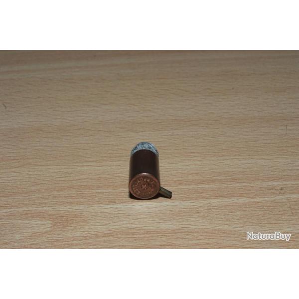 Rare: Une cartouche  broche 9 mm marqu une toile + Bruxelles