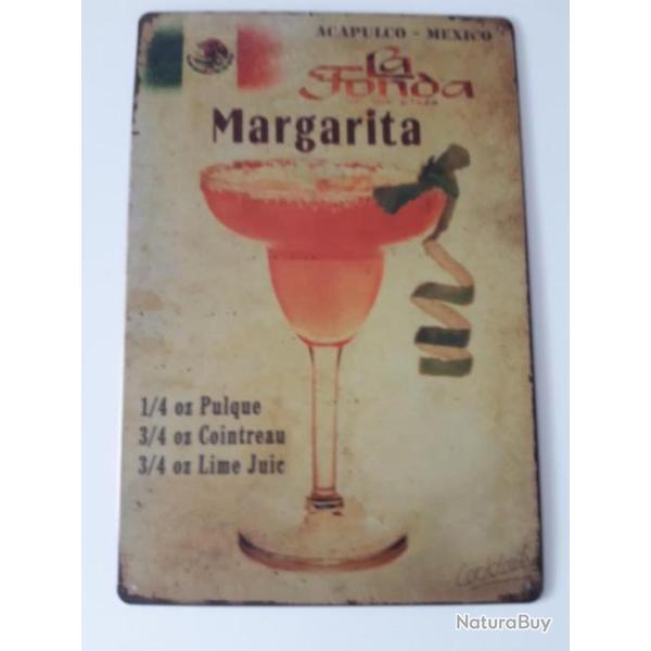 PLAQUE METAL "MARGARITA"