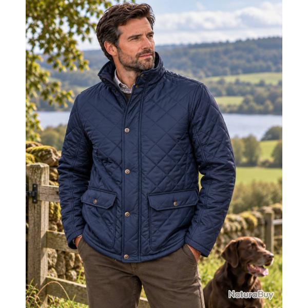 Veste matelass�e Tyler Diamond Bleu