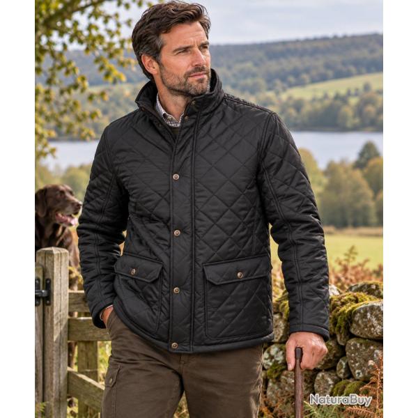 Veste matelass�e Tyler Diamond noire