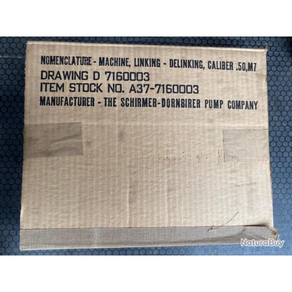 .50 / 12,7  MACHINE A GRAILLER, LINKING MACHINE en emballage d'origine