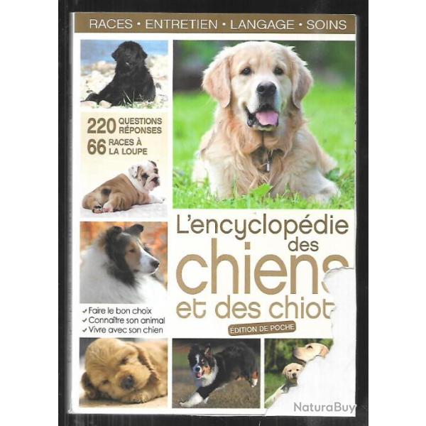 l'encyclop�die des chiens et des chiots �dition de poche (grandes poches!)