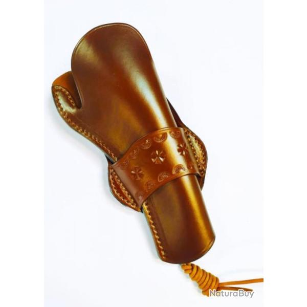 VALENTIN GANCH HOLSTER WESTERN DROITIER DE 5.5 A 6 POUCES