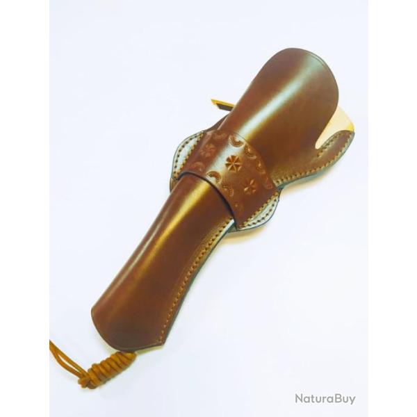 VALENTIN GANCH HOLSTER WESTERN GAUCHER DE 7.8 A 8.5 POUCES