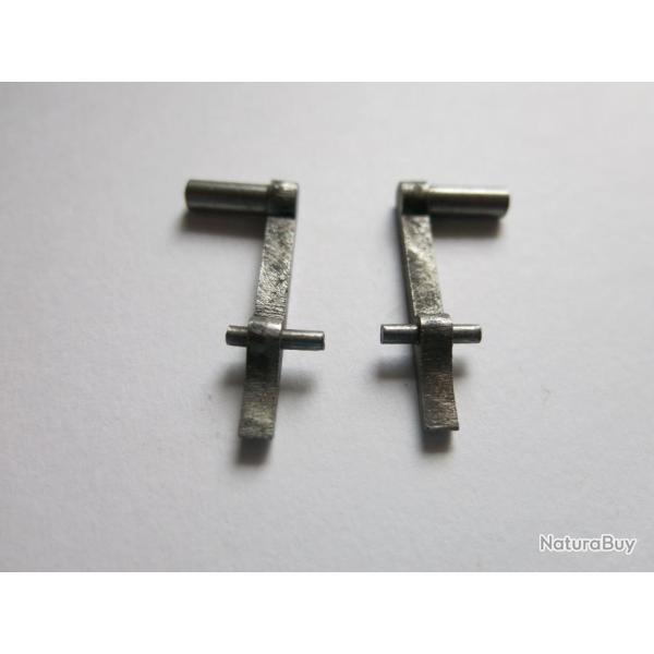 VENDU PAR CUIRASSIER11 PAIRE DE GACHETTES + GOUPILLES   FUSIL JUXTAPOSE HAMMERLEES