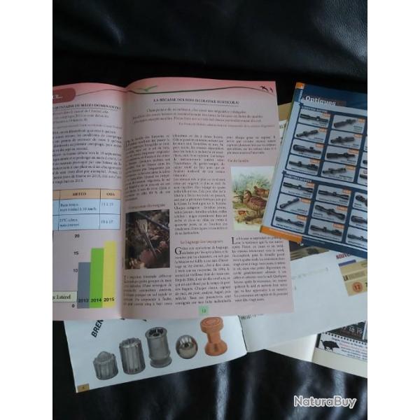 Lot catalogus et revue chasse/tir/munitions