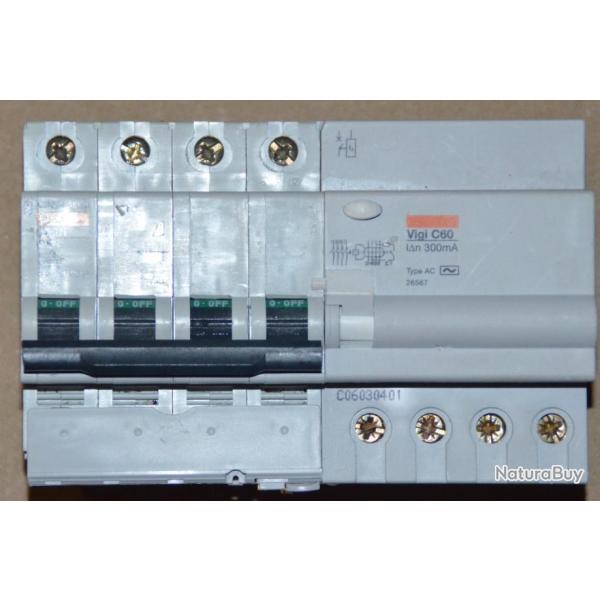 1 Disjoncteur 63A 300ma