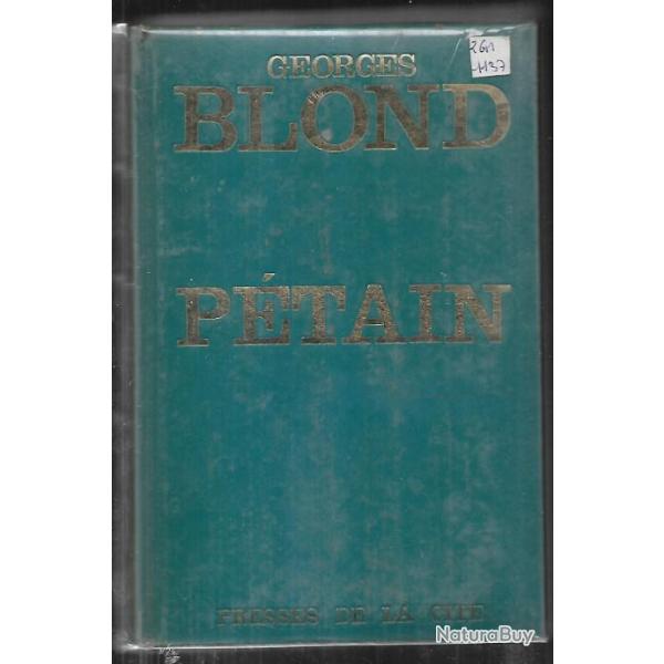p�tain 1856-1951 de georges blond
