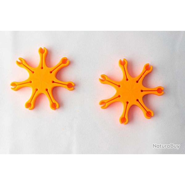 2 Distributeurs d'Amorces en �toile 7 Branches (amorces � ailettes pour fusils poudre noire)