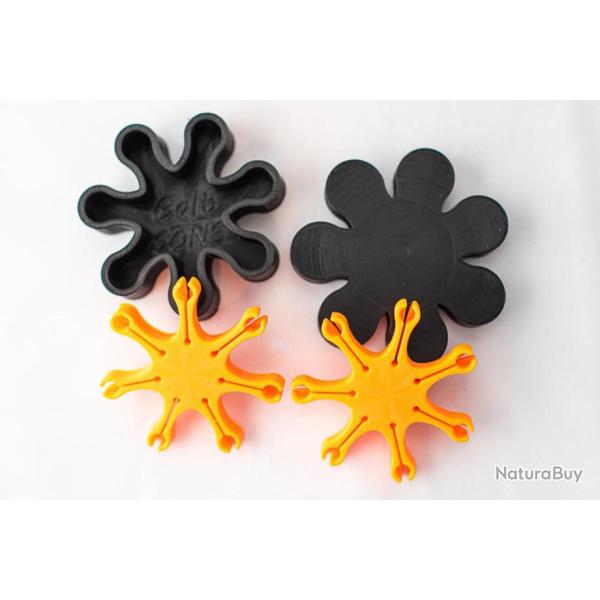 Bo�te +2 Distributeurs d'Amorces en �toile 7 Branches (amorces � ailettes pour fusils poudre noire)