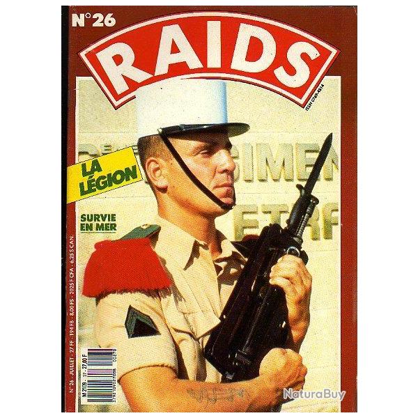 raids 26. . �puis� �diteur . la l�gion , survie en mer , tchad afrique