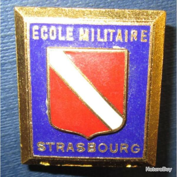 Ecole Militaire de Strasbourg, �mail, relief, dos guilloch�