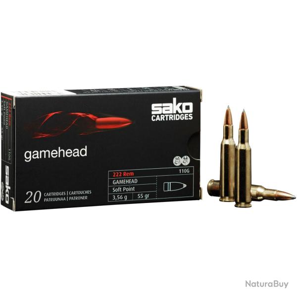 .222 Rem. Gamehead SP 55 grs. (Calibre: .222 Rem.)