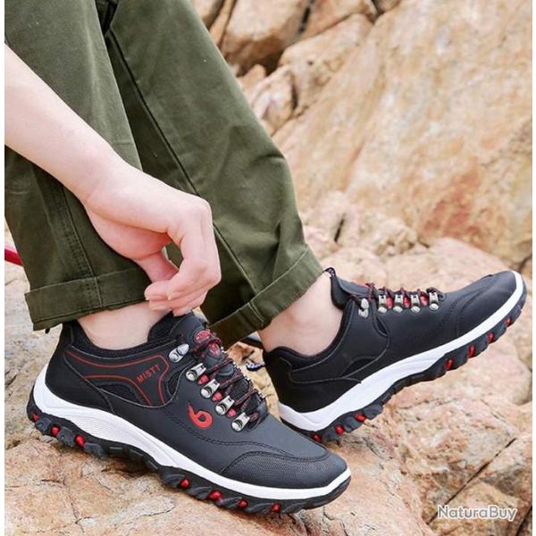 Chaussures de randonne  impermable et antidrapantes  NOIRE - LIVRAISON GRATUITE   !!