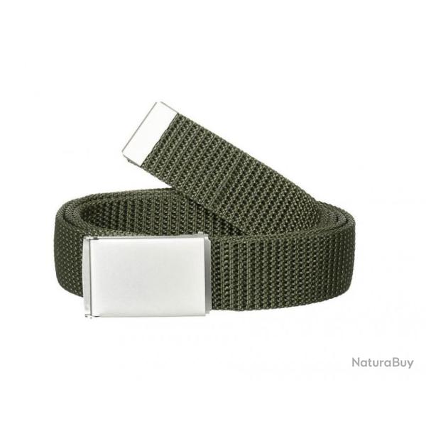Ceinture Boucle m�tal Olive Largeur 3.2 cm Longueur 130cm