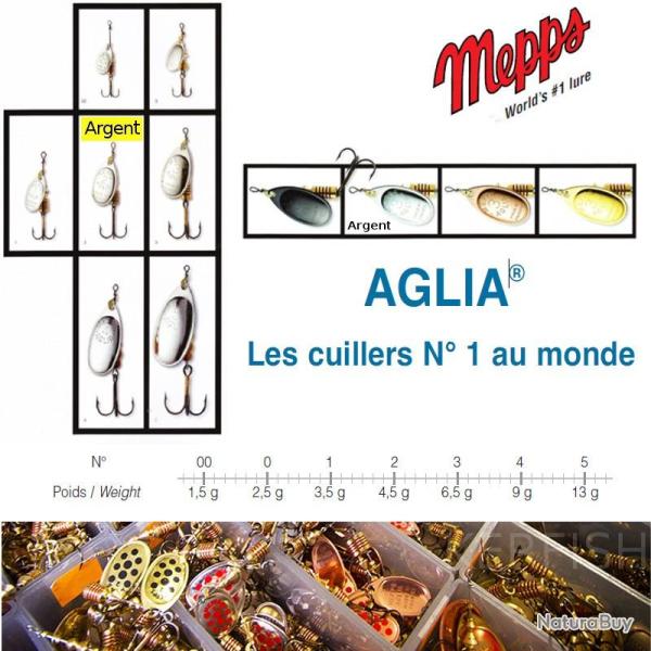 AGLIA BASE MEPPS Argent 00 / 1.5 g