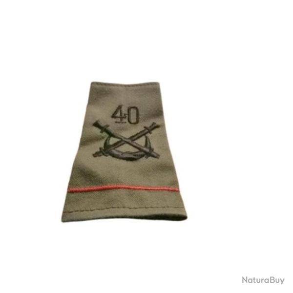 Fourreau de compagnie du 40� R�giment d'artillerie   E