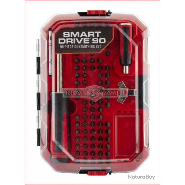 Tournevis armurier et 90 embouts REAL AVID 