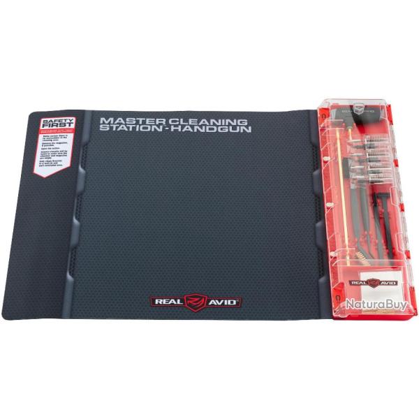 Station de nettoyage master Real Avid  - Arme de poing - set d'embouts + tournevis d'armurier