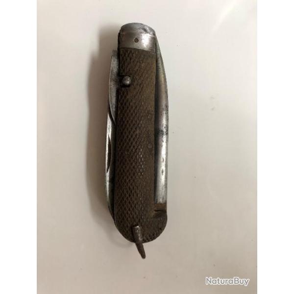 TRES RARE!!!! Couteau pliant Anglais avec marquages ALLEMAND  (D�but du si�cle ou ww2)