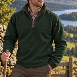 Pull en polaire Stanton Vert
