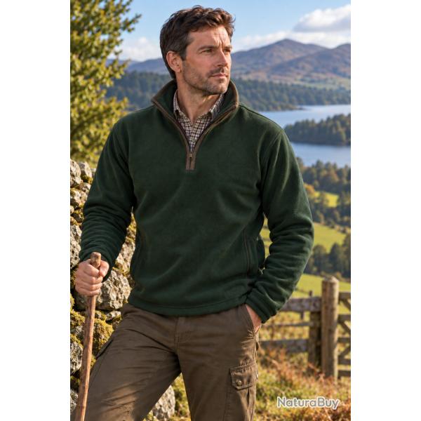 Pull en polaire Stanton Vert