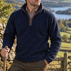 Pull en polaire Stanton Bleu