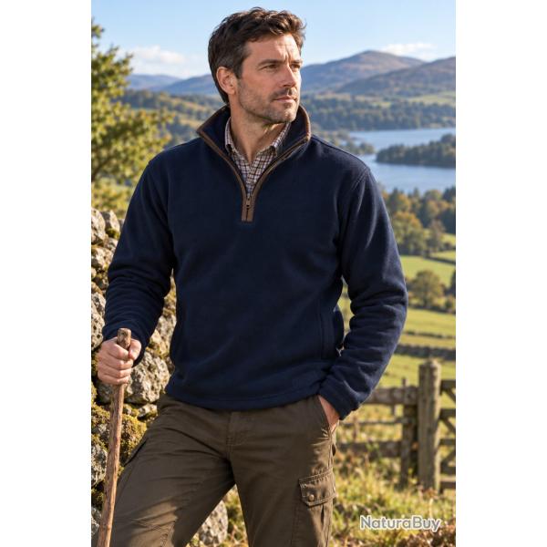 Pull en polaire Stanton Bleu