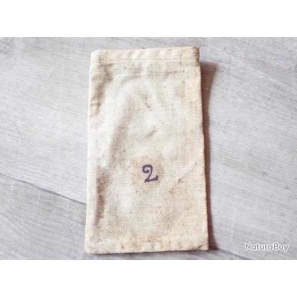 Sac en toile pour plomb N2 - Accessoires rechargement fusil ancien