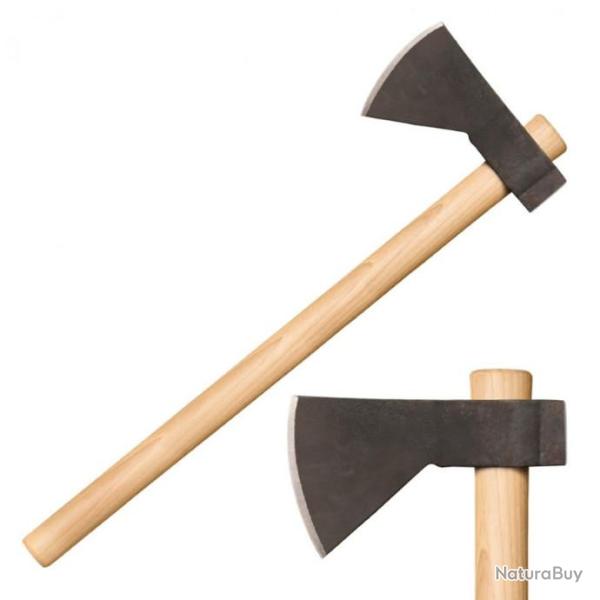 Hache Tomahawk Cold Steel Hudson Bay Axe Carbone 1055 Manche Hickory CS90QA