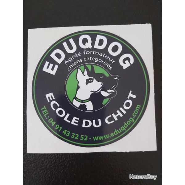 Autocollant ducation canine