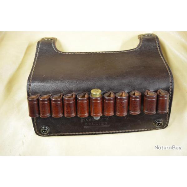 Cartouchi�re en cuir doubl�e pour 44 mag ou 44-40