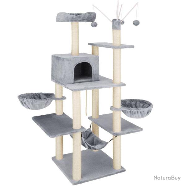 Arbre � chat 165 cm gris 3708098