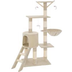 Arbre &agrave; chat 142 cm beige 3708072