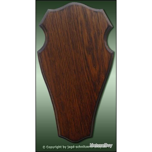 Ecusson pour troph�e cerf coul.brun 54 x 25cm