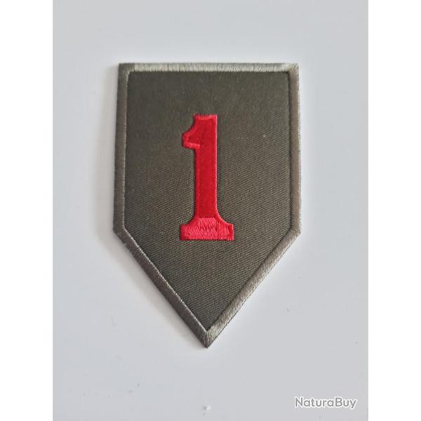 INSIGNE TISSU DE LA PREMI�RE DIVISION D INFANTERIE US