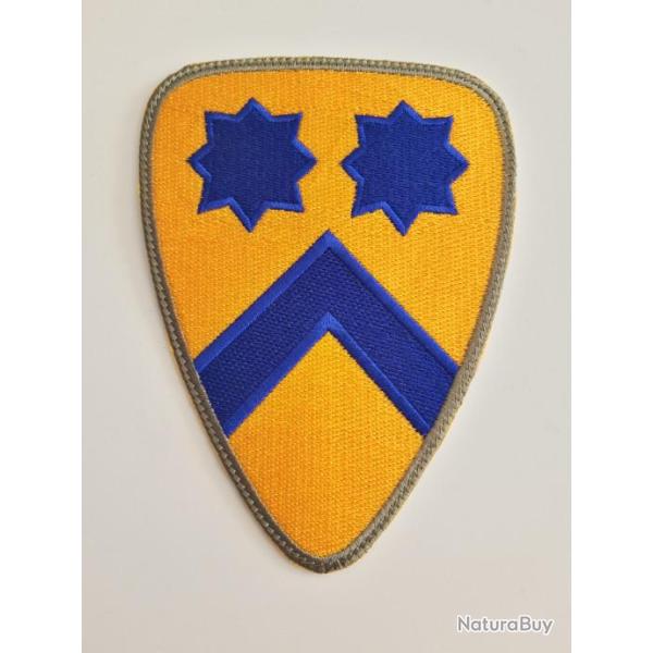 INSIGNE TISSU  DE LA DEUXI�ME DIVISION DE CAVALERIE US