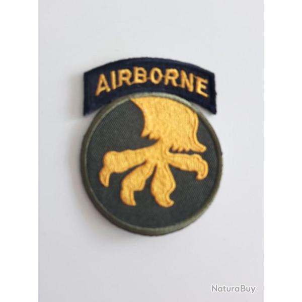 INSIGNE TISSU  DE LA 17 EME AIRBORNEDIVISION  US