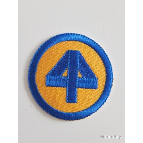 INSIGNE TISSU  DE LA 44 EME DIVISION  US