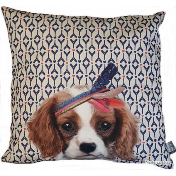 COUSSIN TOILE CHIEN
