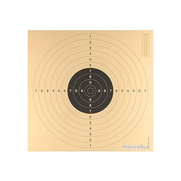 Cible C 50 avec encoches 55 x 53 cm