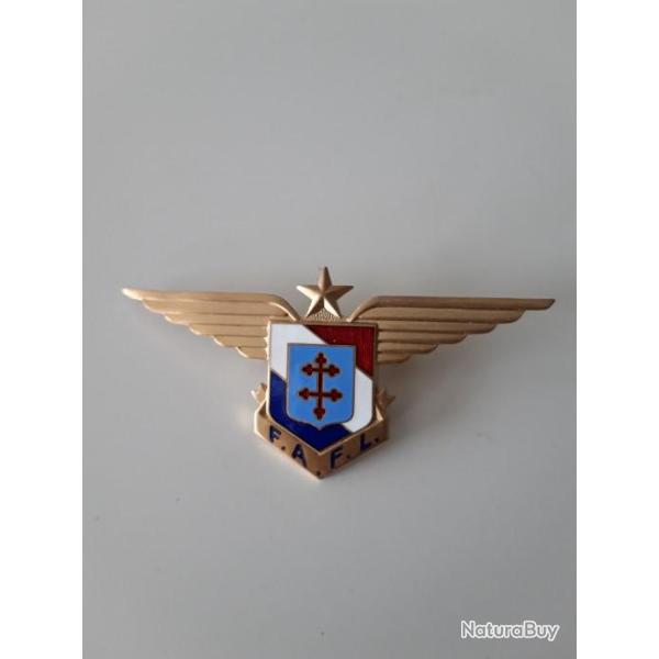 INSIGNE EN M�TAL DES FAFL