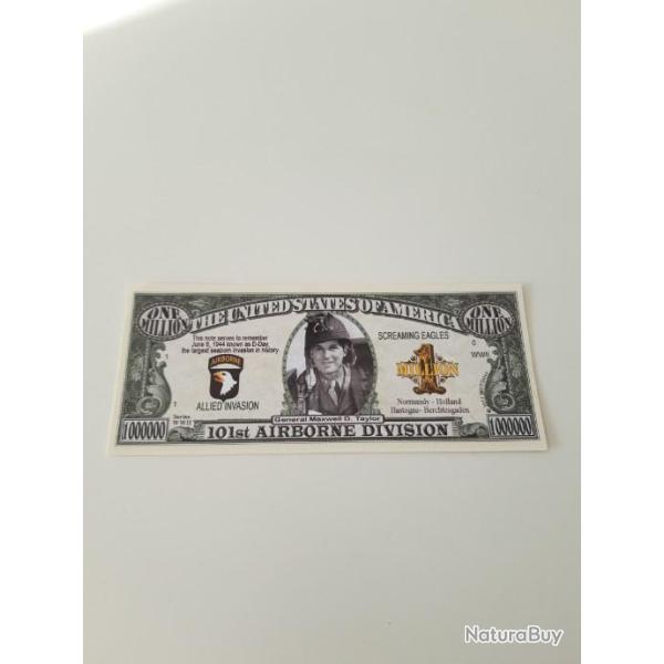 BILLET DE BANQUE U.S. COMMEMORATIF