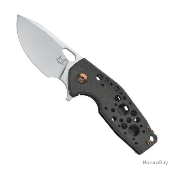 Couteau "Suru" fibre de carbone noir , Couleur bronz� [Fox Production]