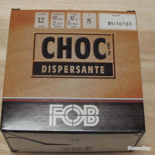 Cartouches de chasse FOB CHOC DISPERSANTE Cal.12 PB 7