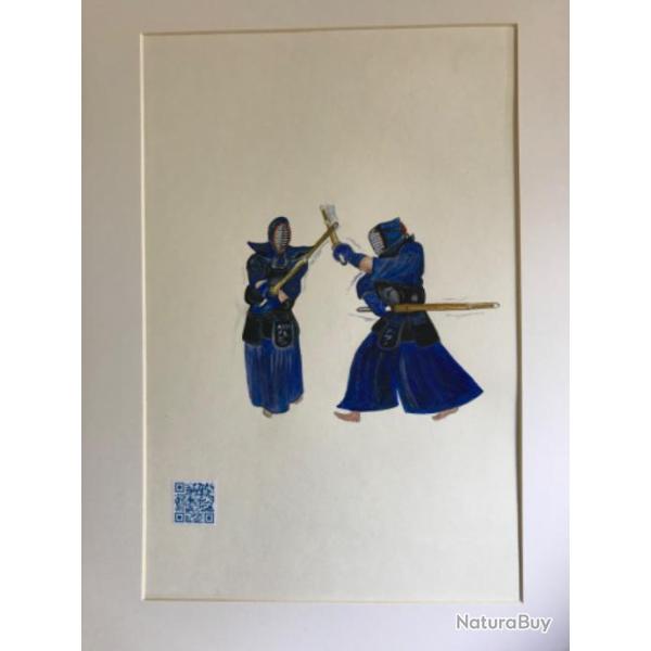 Tableau sur le nito Ryu Kendo