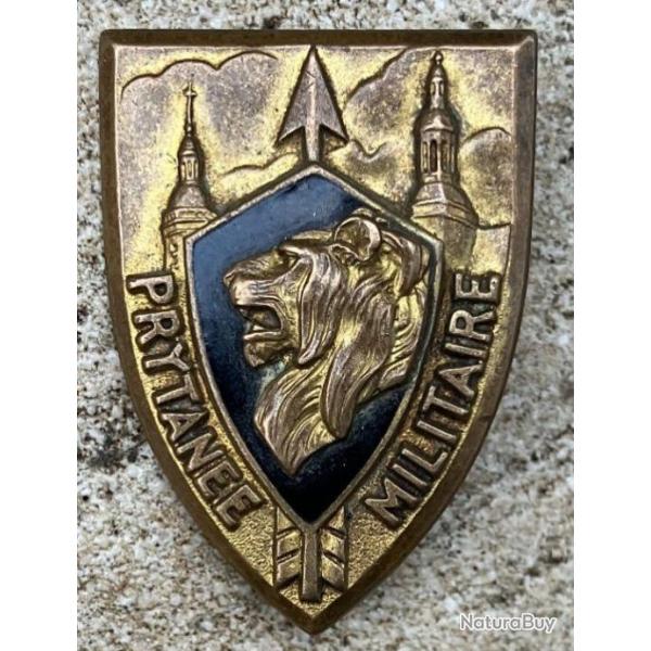 PRYTANEE MILITAIRE, �cu, lion de profil, dos grenu