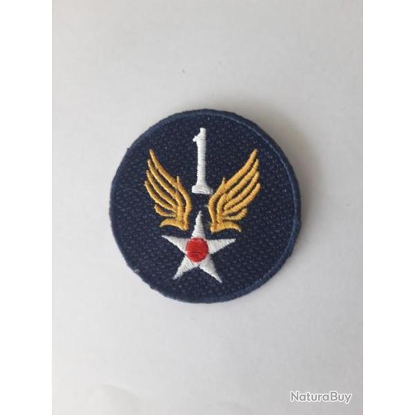 INSIGNE TISSU  DE LA 1 ERE US AIR FORCE.