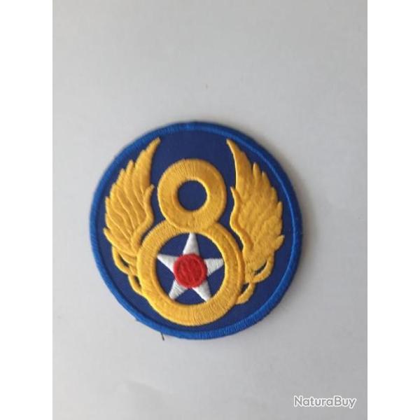 INSIGNE TISSU  DE LA 8 EME US AIR FORCE.