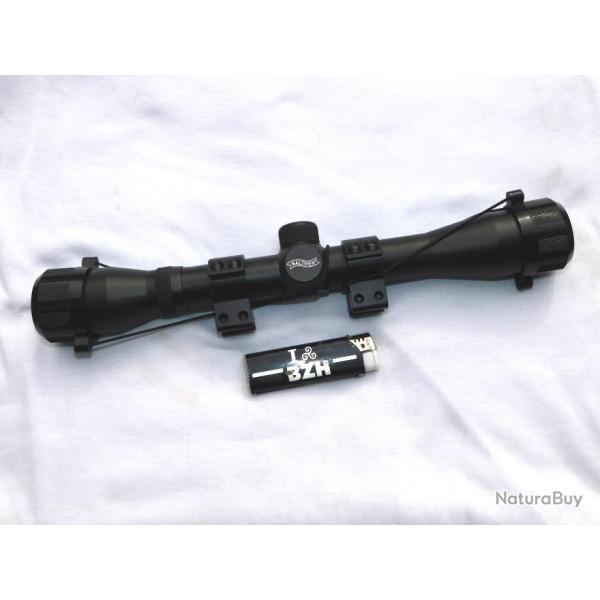 LUNETTE DE TIR WALTHER 4  X 32 + MONTAGE - ETAT NEUF